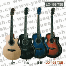 红棉牌LO-168 TSB椴木夹板枫木指板琴马40寸化黄色民谣吉他